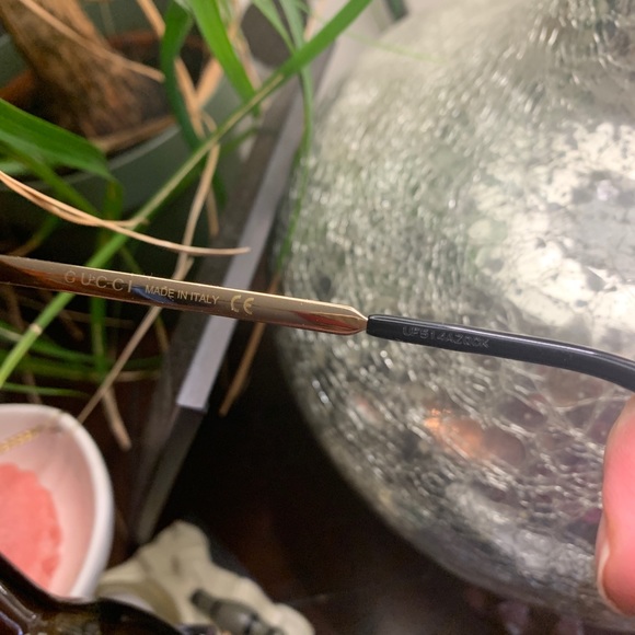 Authentic GUCCI 51 Square Acetate Metal logo sunglasses - Picture 11 of 15